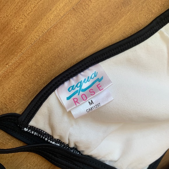 Y2K Tattoo Print Rusty Bikini 2 Piece Bathing Suit Size Medium - Picture 5 of 9